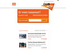 Tablet Screenshot of clubactif.nl